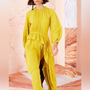 ULLA JOHNSON Odette Maxi Dress in Palm Sz 2